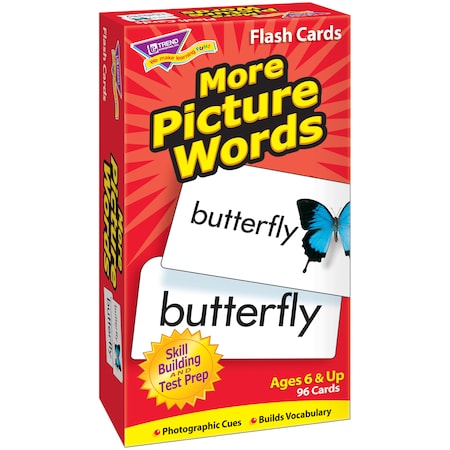 Trend Enterprises More Picture Words Skill Drill Flash Cards T53005